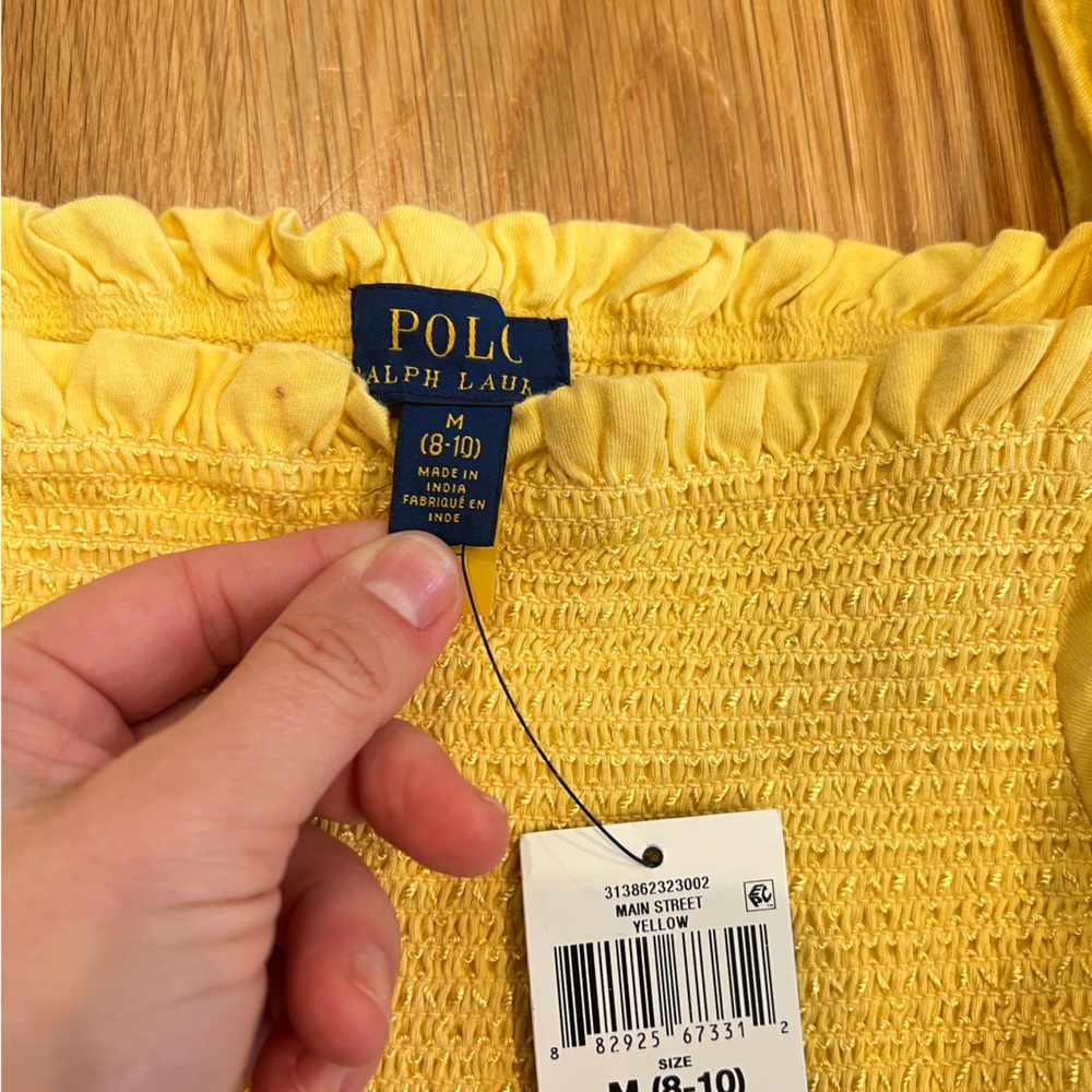 NWT Ralph Lauren Polo Girls Shirt Size M